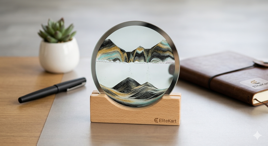3D Moving Sand Art – Relaxing Decor Piece 🌊”