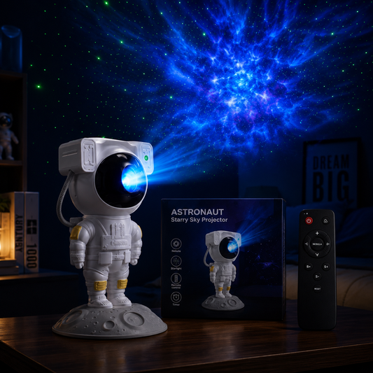 "Astronaut Galaxy Star Projector