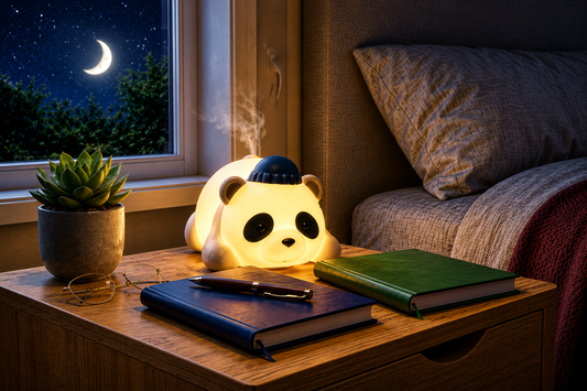 Squishy Sleeping Panda LED Night Light