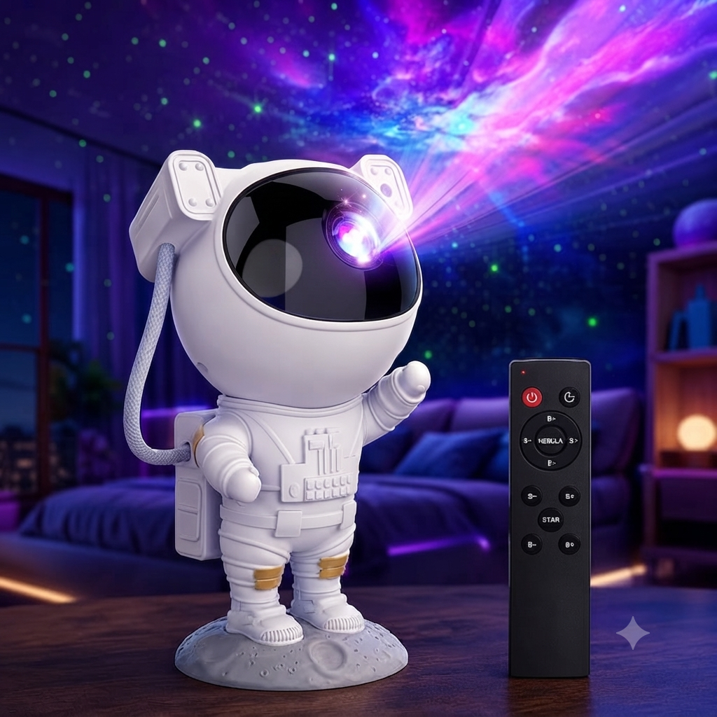 "Astronaut Galaxy Star Projector - Buy 1 Get 1 FREE".